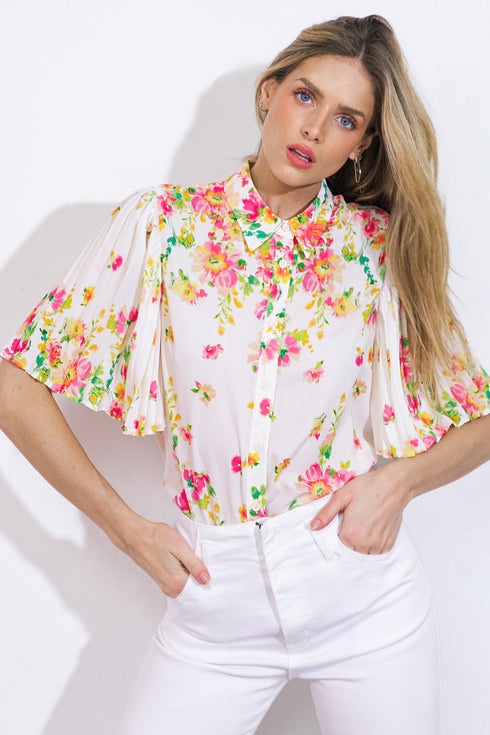 dont-overthink-it-woven-top Flying Tomato-Sophia's StyleTOPS-1